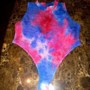Fish net b whole  swim   suit pre-owned conditions good